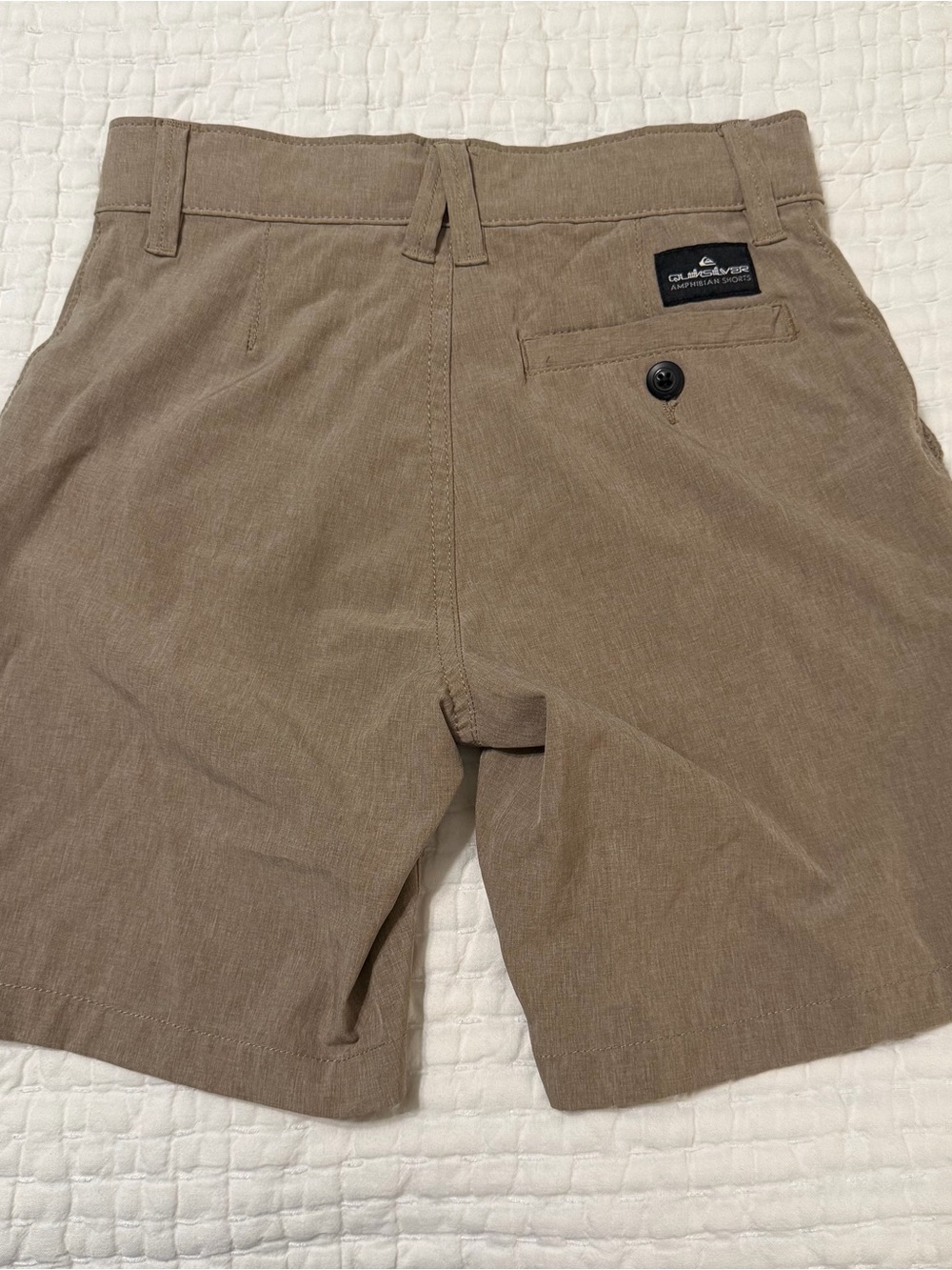Quiksilver Boy’s Tan Flat Front Shorts - Picture 4 of 4